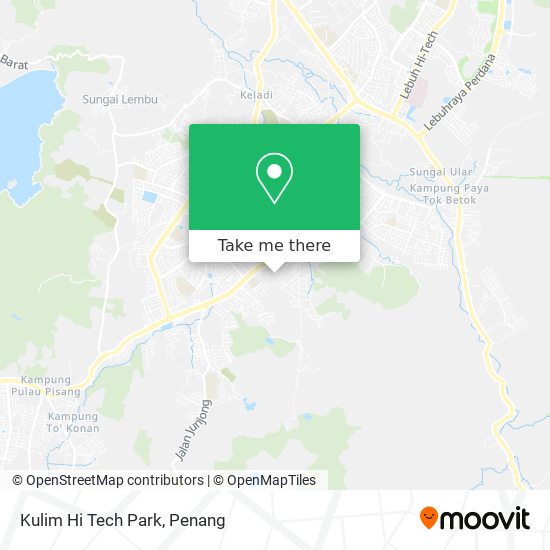 Kulim Hi Tech Park map