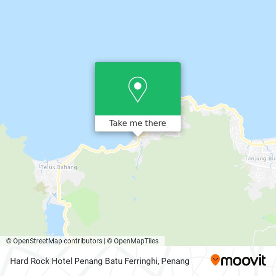 Hard Rock Hotel Penang Batu Ferringhi map
