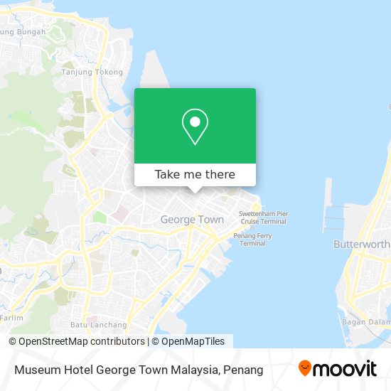 Museum Hotel George Town Malaysia map