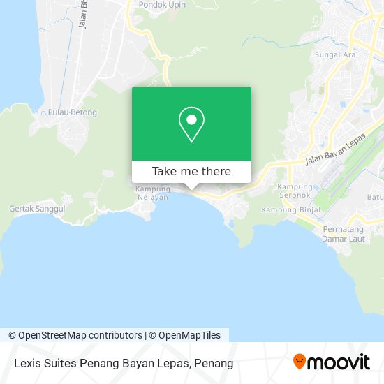 Lexis Suites Penang Bayan Lepas map