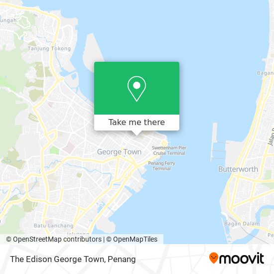 The Edison George Town map