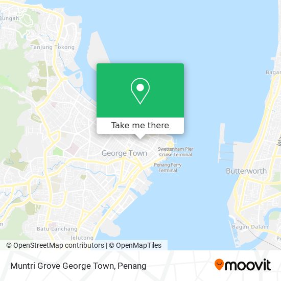 Muntri Grove George Town map