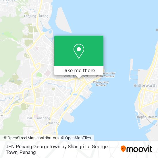 Peta JEN Penang Georgetown by Shangri La George Town