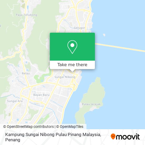 Peta Kampung Sungai Nibong Pulau Pinang Malaysia