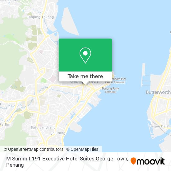 M Summit 191 Executive Hotel Suites George Town map