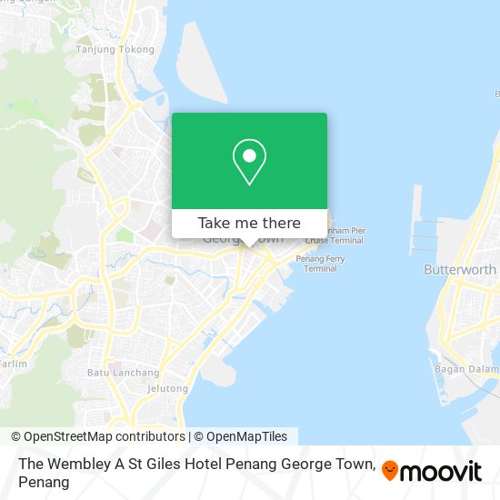 The Wembley A St Giles Hotel Penang George Town map