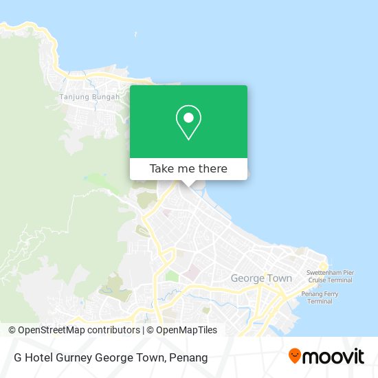 G Hotel Gurney George Town map