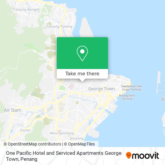 One Pacific Hotel and Serviced Apartments George Town map