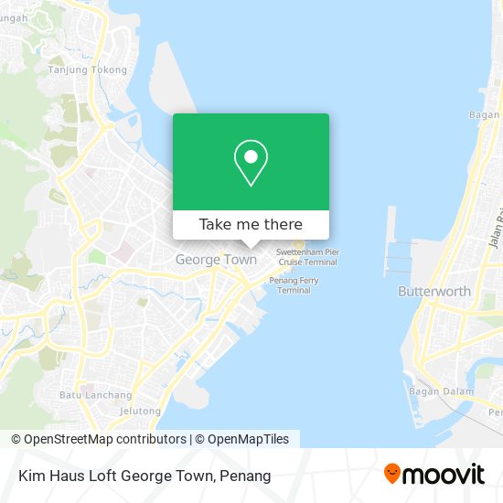 Kim Haus Loft George Town map