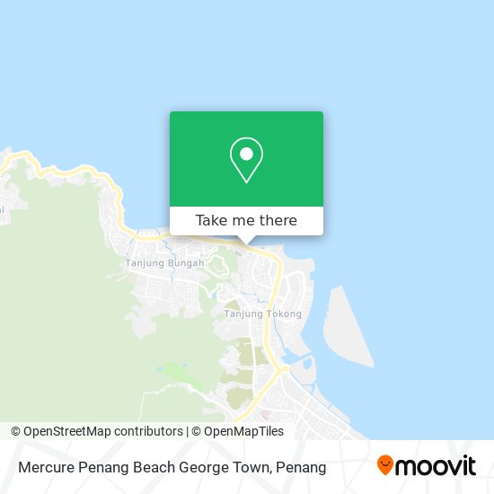 Mercure Penang Beach George Town map