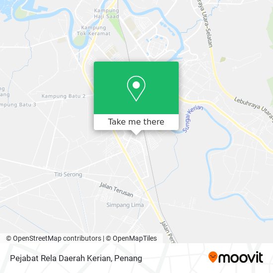 Peta Pejabat Rela Daerah Kerian