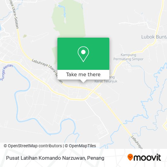 Peta Pusat Latihan Komando Narzuwan