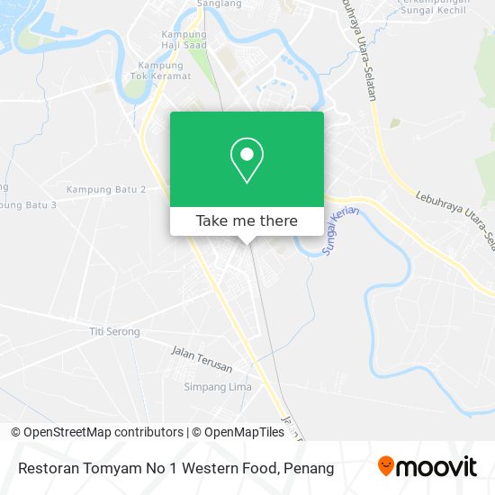 Restoran Tomyam No 1 Western Food map