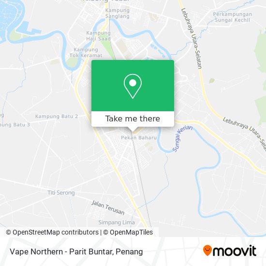 Vape Northern - Parit Buntar map