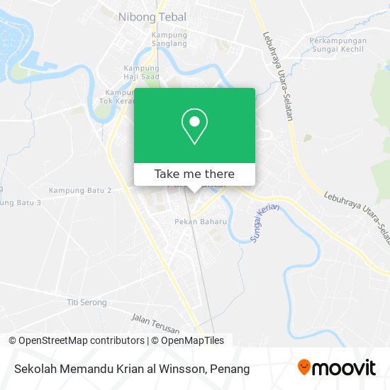 Sekolah Memandu Krian al Winsson map