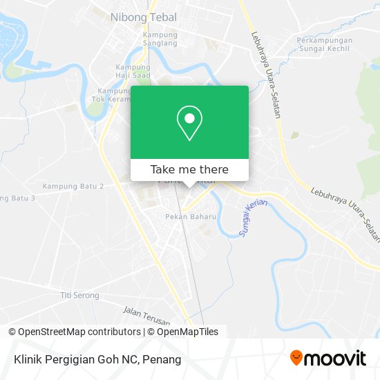 Peta Klinik Pergigian Goh NC