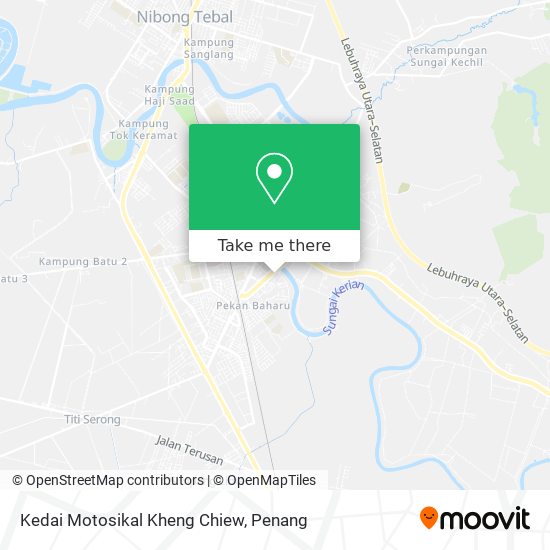 Peta Kedai Motosikal Kheng Chiew