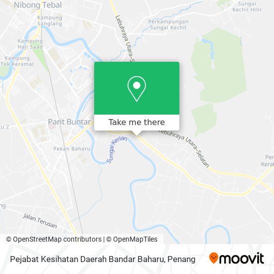 Pejabat Kesihatan Daerah Bandar Baharu map