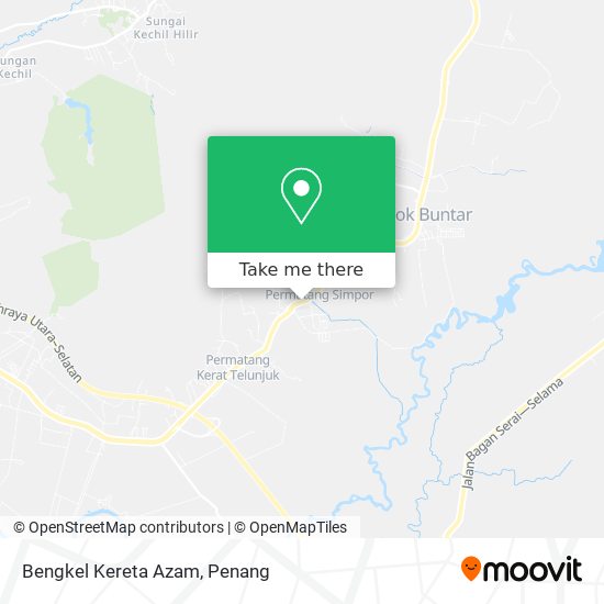 Bengkel Kereta Azam map