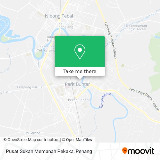 Pusat Sukan Memanah Pekaka map