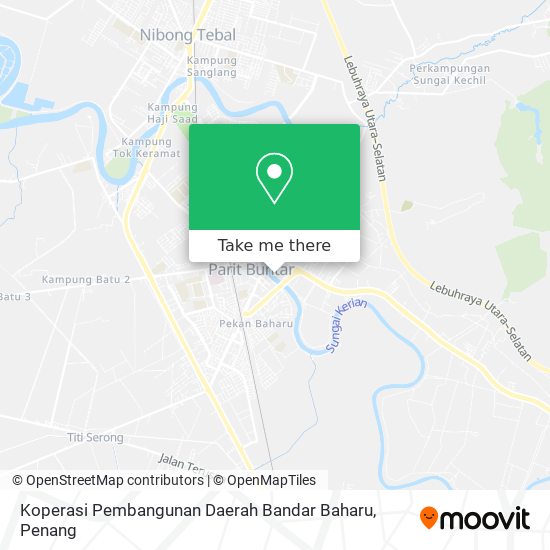 Peta Koperasi Pembangunan Daerah Bandar Baharu