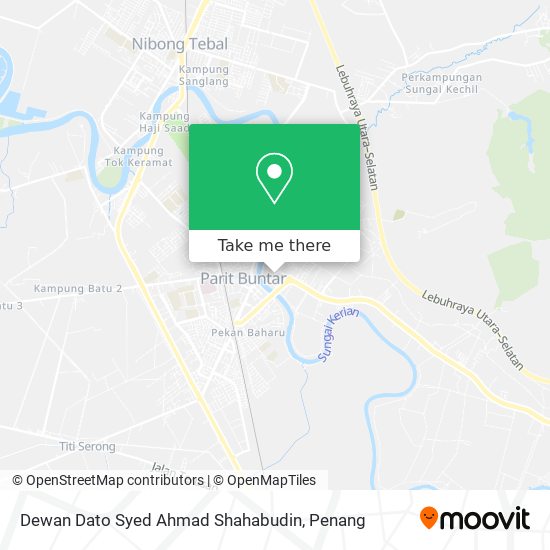 Dewan Dato Syed Ahmad Shahabudin map