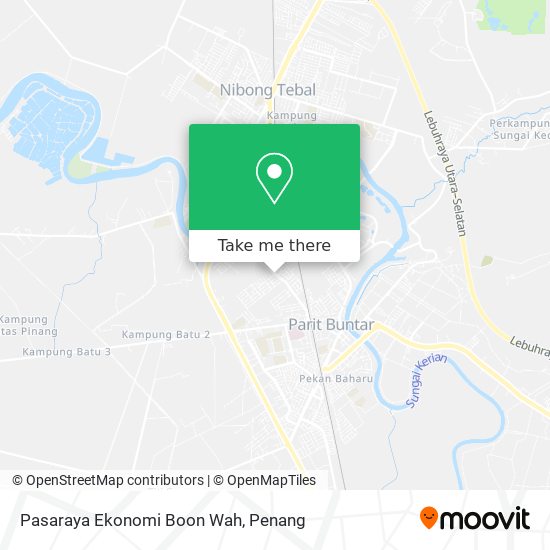 Pasaraya Ekonomi Boon Wah map