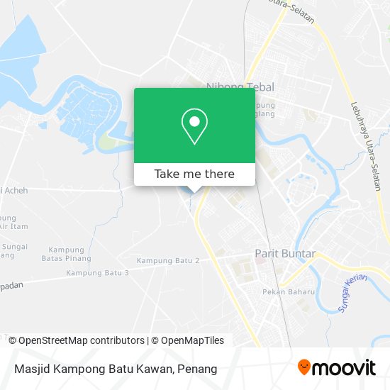 Peta Masjid Kampong Batu Kawan