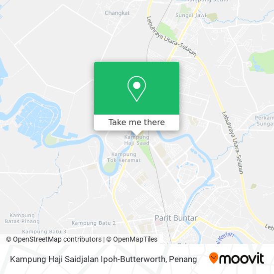 Kampung Haji Saidjalan Ipoh-Butterworth map