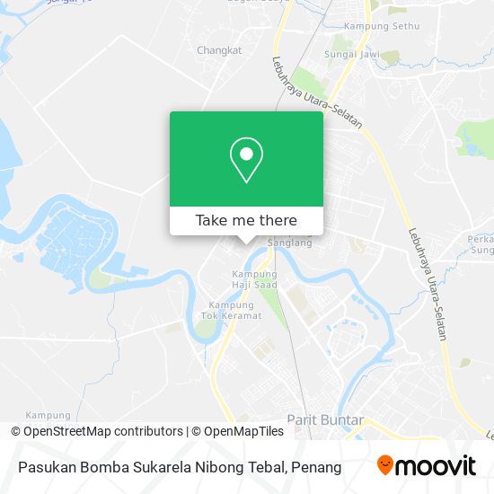 Peta Pasukan Bomba Sukarela Nibong Tebal