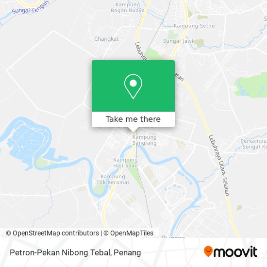 Petron-Pekan Nibong Tebal map