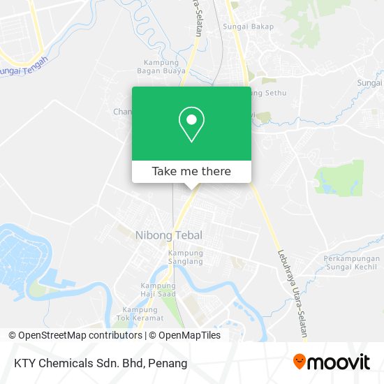 Peta KTY Chemicals Sdn. Bhd