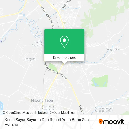 Kedai Sayur Sayuran Dan Runcit Yeoh Boon Sun map