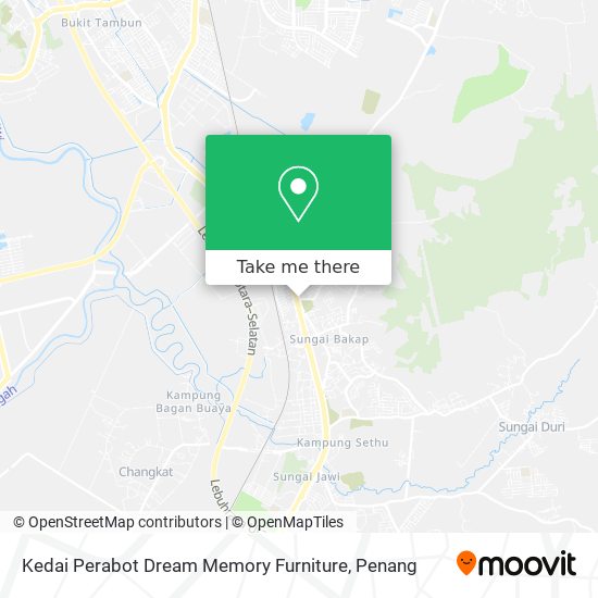 Peta Kedai Perabot Dream Memory Furniture