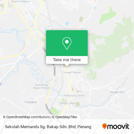 Sekolah Memandu Sg. Bakap Sdn. Bhd map