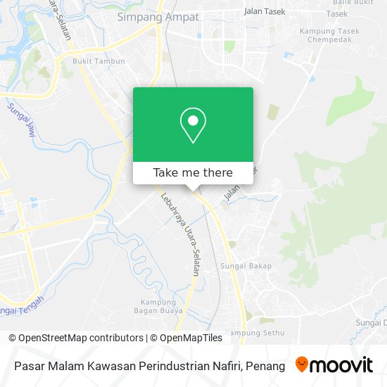 Pasar Malam Kawasan Perindustrian Nafiri map