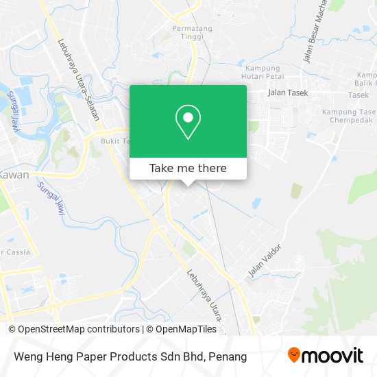 Peta Weng Heng Paper Products Sdn Bhd