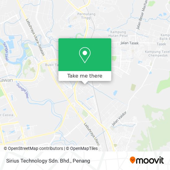 Sirius Technology Sdn. Bhd. map