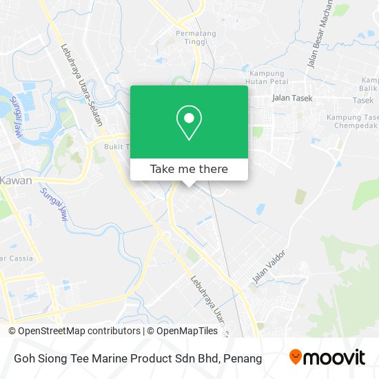 Peta Goh Siong Tee Marine Product Sdn Bhd