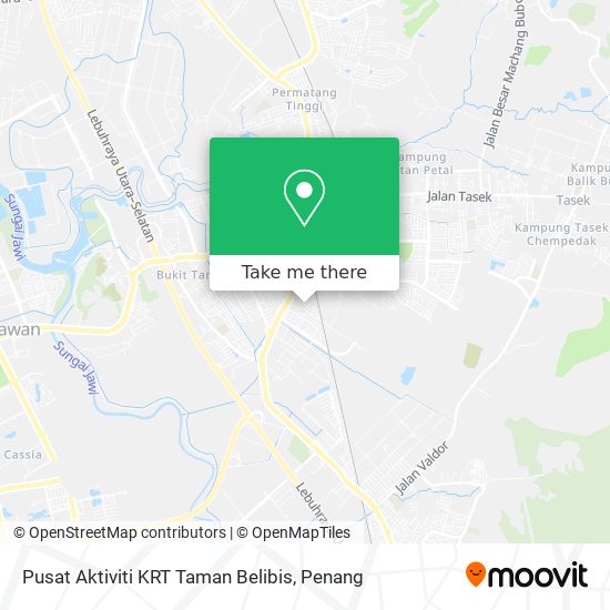 Peta Pusat Aktiviti KRT Taman Belibis