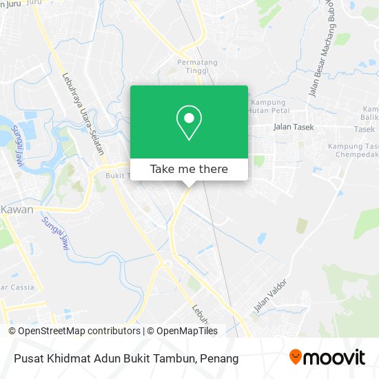 Peta Pusat Khidmat Adun Bukit Tambun