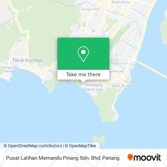 Peta Pusat Latihan Memandu Pinang Sdn. Bhd