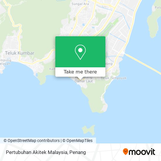 Peta Pertubuhan Akitek Malaysia