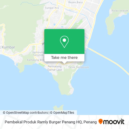 Peta Pembekal Produk Ramly Burger Penang HQ