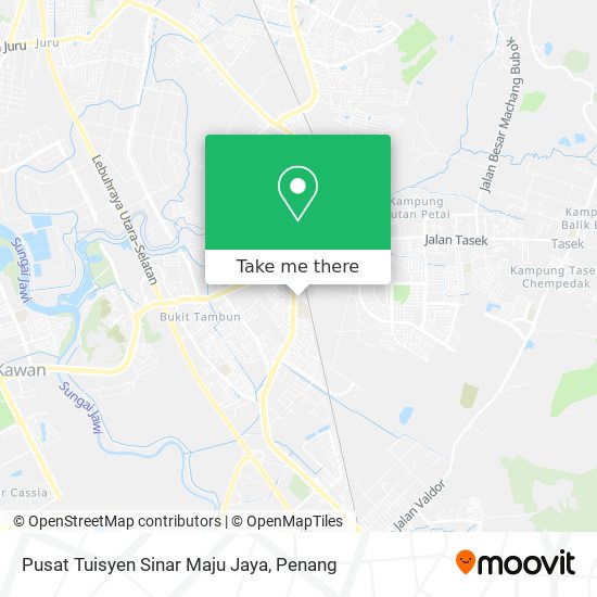 Peta Pusat Tuisyen Sinar Maju Jaya