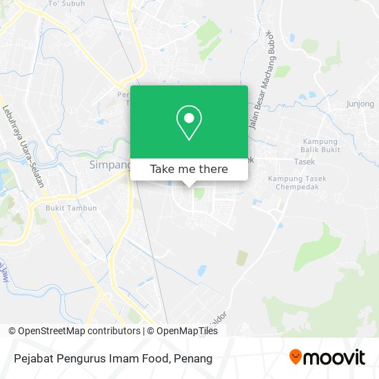 Pejabat Pengurus Imam Food map