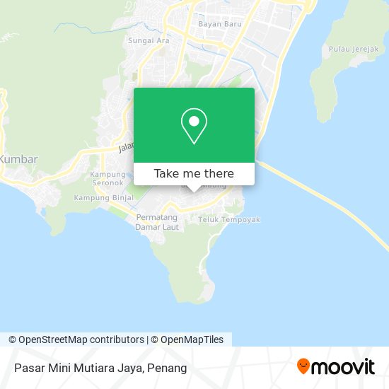 Peta Pasar Mini Mutiara Jaya
