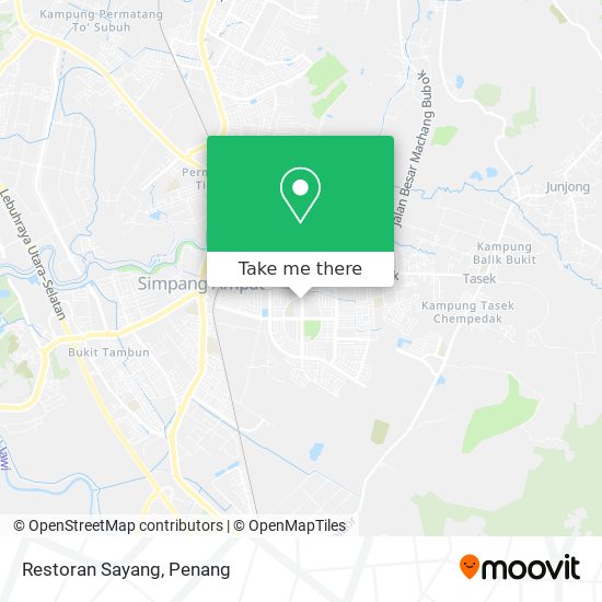 Restoran Sayang map