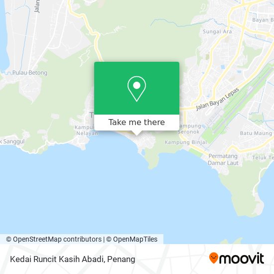 Kedai Runcit Kasih Abadi map