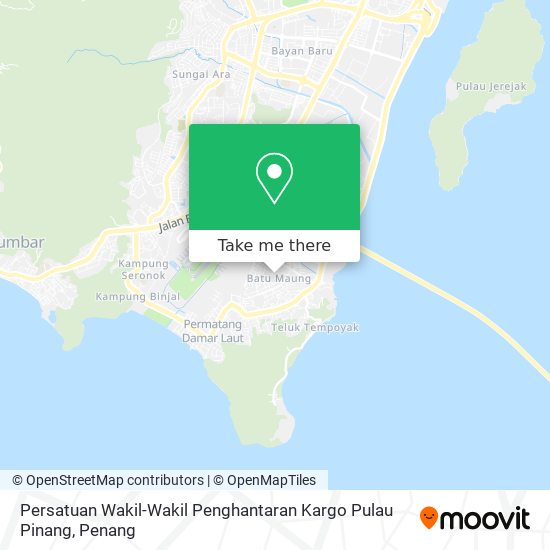 Persatuan Wakil-Wakil Penghantaran Kargo Pulau Pinang map